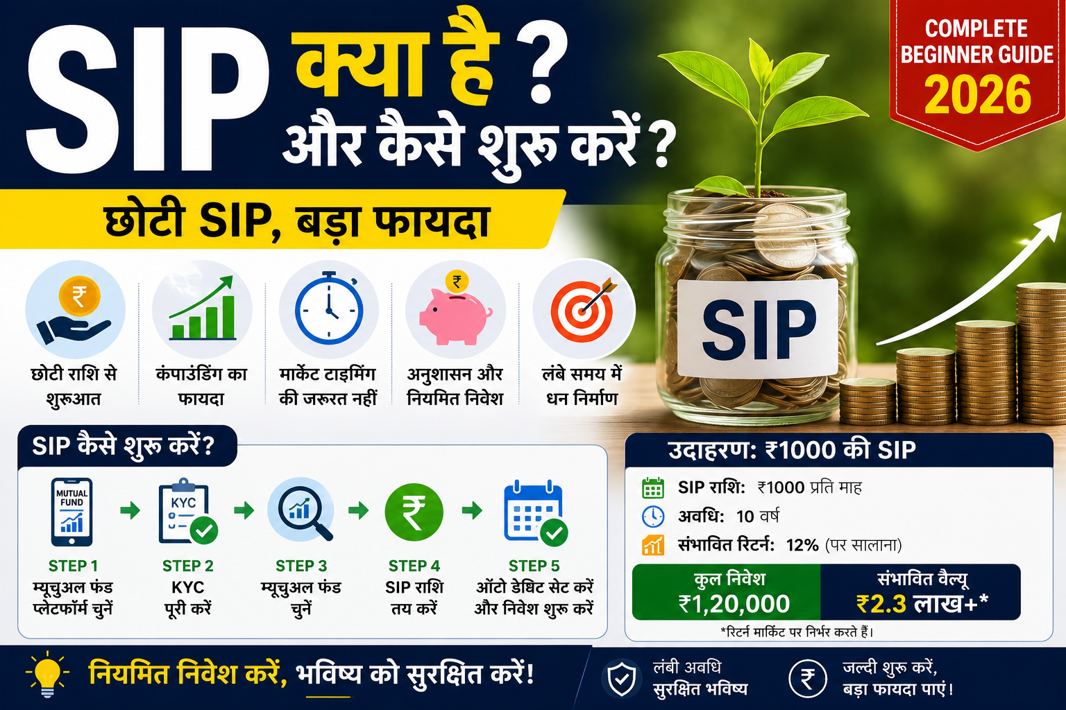 4.	SIP क्या है और कैसे शुरू करें? Complete Beginner Guide 2026 
